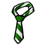Green Candy Cane Necktie