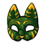 Green Feline Mask
