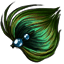 Divine Peacock Hairclip