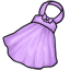 Purple High Waisted Skirt