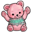 Blushing Huggy Bear Doll