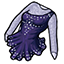 Violet One-Shoulder Ice Skating Costume
