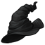 Large Black Witch Hat