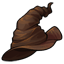 Large Brown Witch Hat