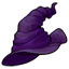 Large Purple Witch Hat