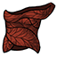 Red Bright Leaf Wrapped Shirt