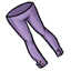 Lavender Button-Up Leggings