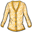 Gold Long Lace Cardigan