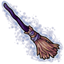 Purple-Handled Magic Broom
