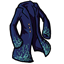 Embroidered Deep Blue Riding Coat