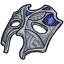 Silver Masquerade Plate Mask
