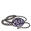 Lavender Tea Rose Necklace