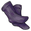 Purple Mid-Calf Socks
