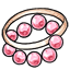 Mimi Moe Truffle Pink Beads