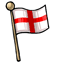 Mini St Georges Flag