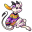 Imp Doll in a Neon Sweater