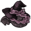 Decorative Purple Witchy Hat