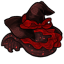 Decorative Red Witchy Hat