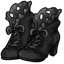 Decorative Black Witchy Boots