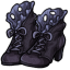Decorative Blue Witchy Boots