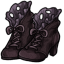 Decorative Purple Witchy Boots