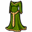 Mossy Green Medieval Dress