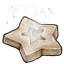 Gray Glowing Star Cookie