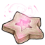 Pink Glowing Star Cookie