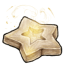 Yellow Glowing Star Cookie