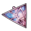 Pink Stained Glass Panel