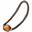 Orange Giant Bead Necklace