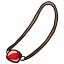 Red Giant Bead Necklace