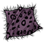 Purple Leopard Print Scarf