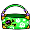 Neon Skull Handbag