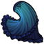 Ocean Mermaid Wrap Skirt