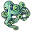 Bright Octopus Mask