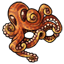 Rust Octopus Mask