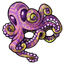 Violaceous Octopus Mask