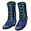 Blue Old Fashioned Boots