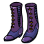 Purple Old Fashioned Boots
