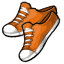 Orange Tennis Shoes