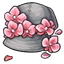 Pink and Gray Orchid Cap