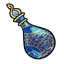 Ornate Blue Bottle