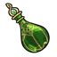 Ornate Green Bottle