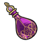 Ornate Purple Bottle