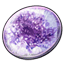 Painted Amethyst Geode Disc