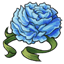 Blue Paper Carnation