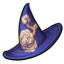 Pastel Witch Purple Rose Hat