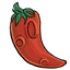 Red Silly Pepper Suit