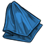 Blue Flat-folded Bandana